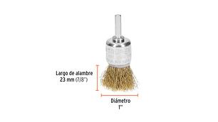 ESCOBILLA TRUPER DE COPA P/TALAD.GRUESA 1