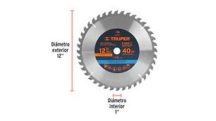 SIERRA CIRCULAR TRUPER P/MADERA 12