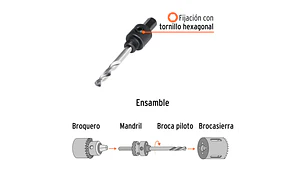 GUIA TRUPER P/SIERRA COPA 3/8