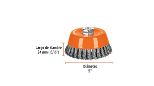 ESCOBILLA TRUPER DE COPA DIAM 5