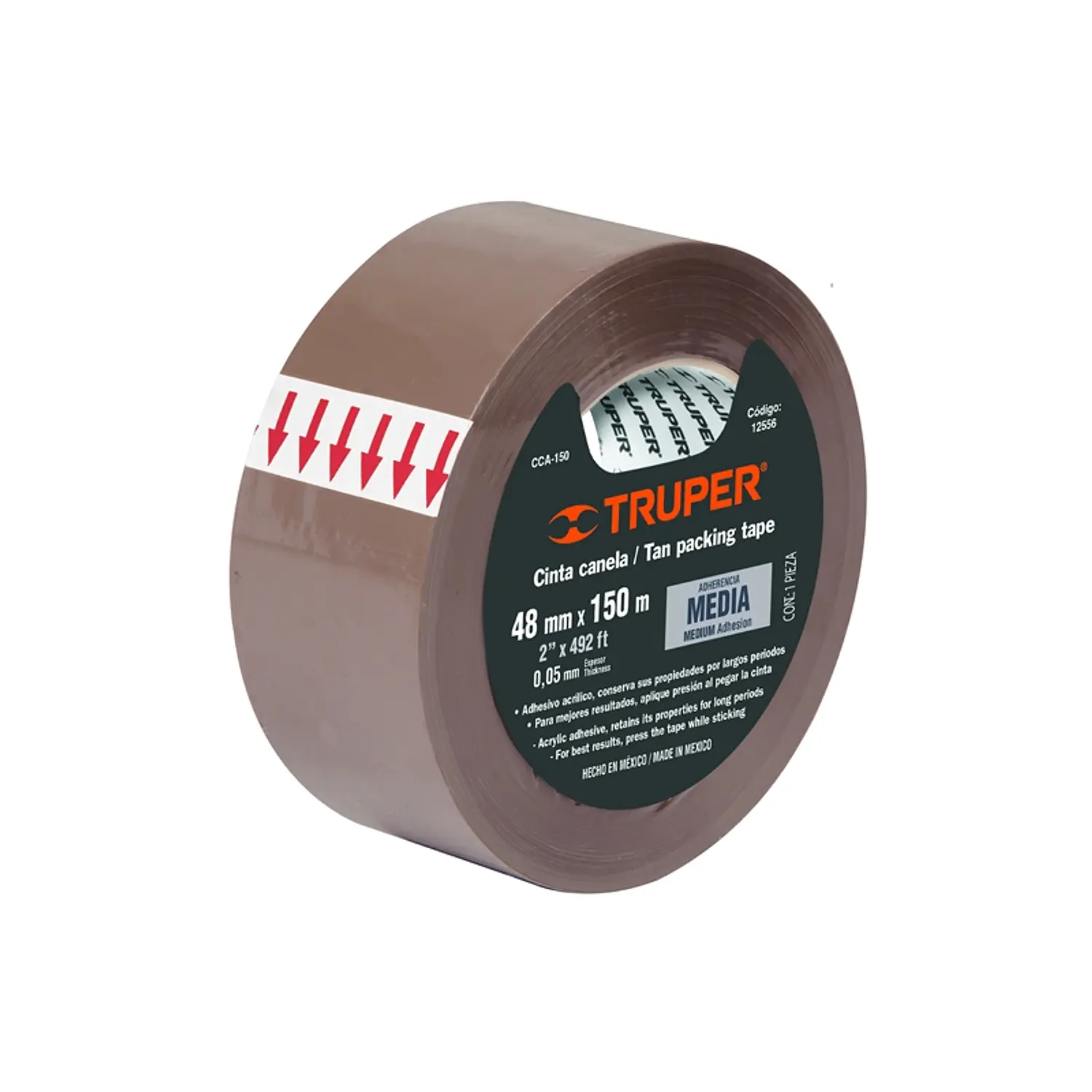 CINTA EMBALAJE TRUPER CAFE - 150 MTS. #CCA-150 (12556)