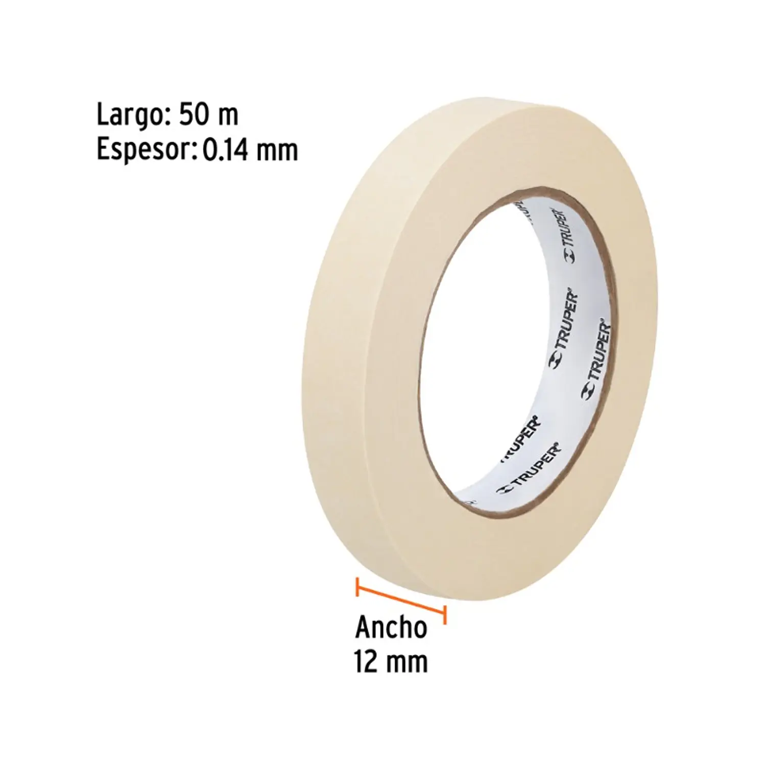 CINTA MASKING TRUPER P/ENMASCARAR 1/2