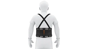 FAJA LUMBAR TRUPER AJUSTABLE DE MALLA XL # FAJA-XLV (11967)