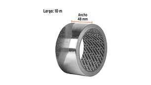 CINTA DE ALUMINIO TRUPER 10 MT X 48 MM # CALU-10 (CALU-9) (12611)