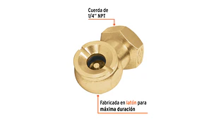 INFLADOR TRUPER CABEZA SENCILLA HEMBRA # BOCH-HEM-1/4 (19088)