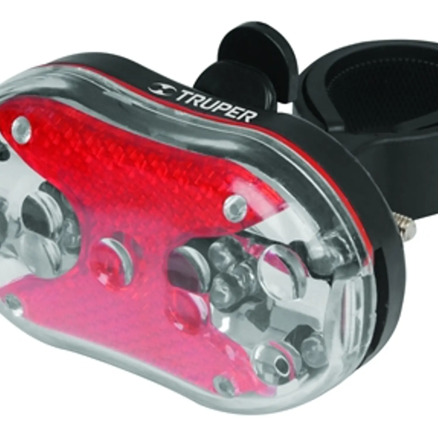 LINTERNA TRUPER PLASTICA TRASERA P/BICICLETA # LIBI-9T (16797)(OF)