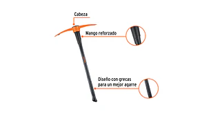 PICOTA TRUPER 5 LBS MANGO FIBRA VIDRIO # ZP-5M (18646)