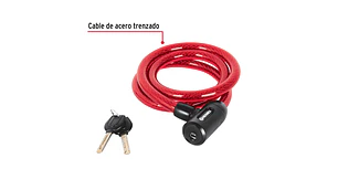 CANDADO DE CABLE HERMEX-TRUPER C/LLAVE DE PUNTOS 15MM #CB-15 (43920)