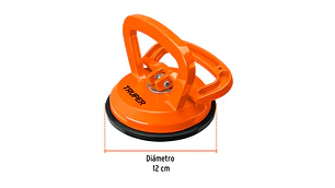 VENTOSA DE ALUMINIO TRUPER PARA VIDRIO 1 PLATO # VEVI-1A (100760)