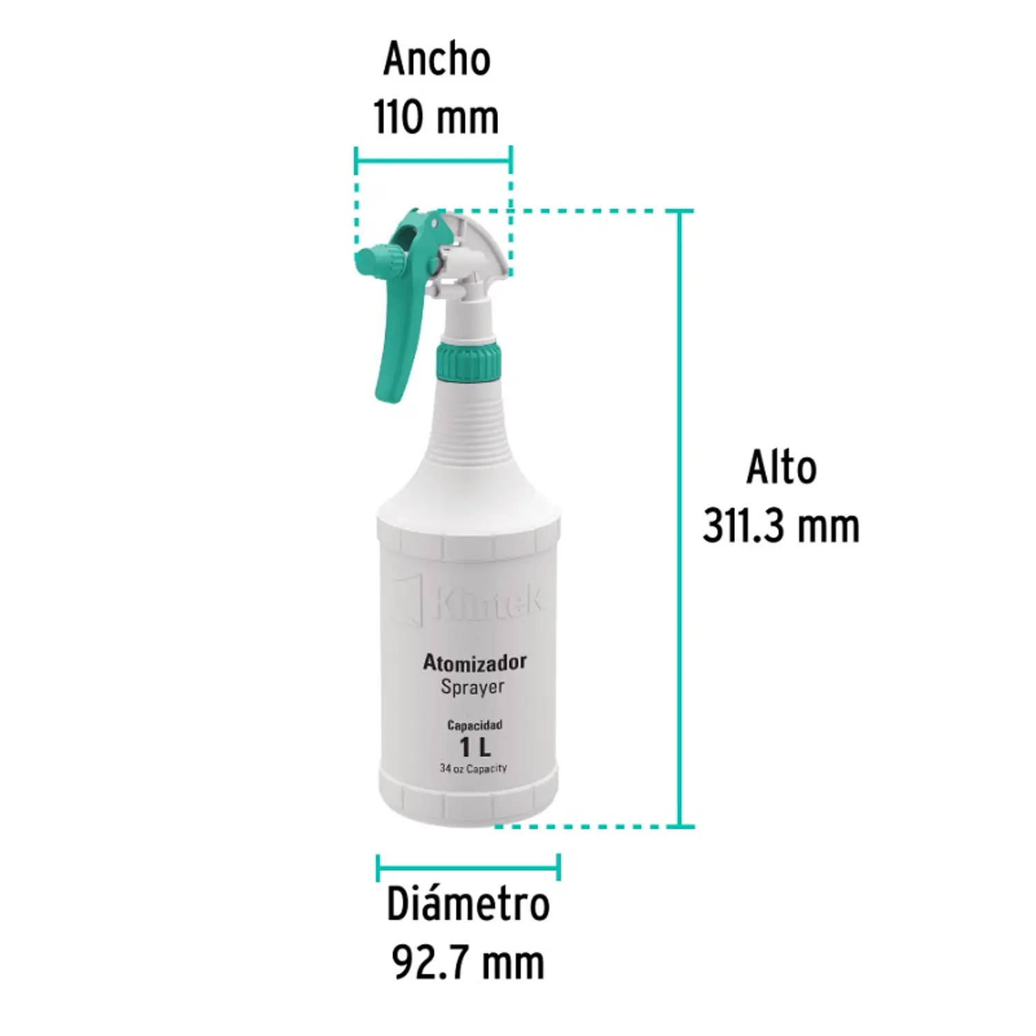 FUMIGADOR KLINTEK (TRUPER) 1 LITRO # ATO-100 (55938)