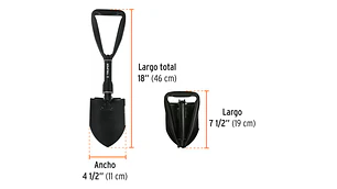 PALA PLEGABLE TRUPER MULTIFUNCIONAL LARGO 18
