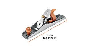 CEPILLO CARPINTERO TRUPER 6 BASE ESTRIADA # 6C (12021)