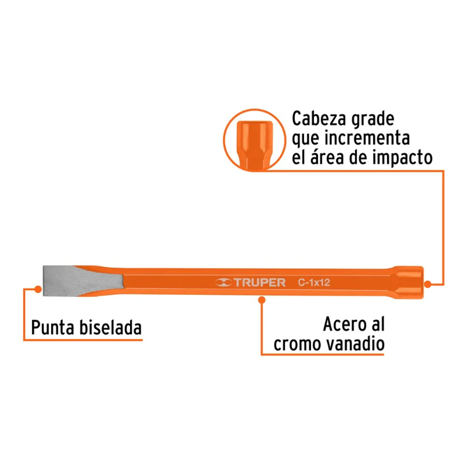 CINCEL TRUPER CORTE FRIO 1 X 12