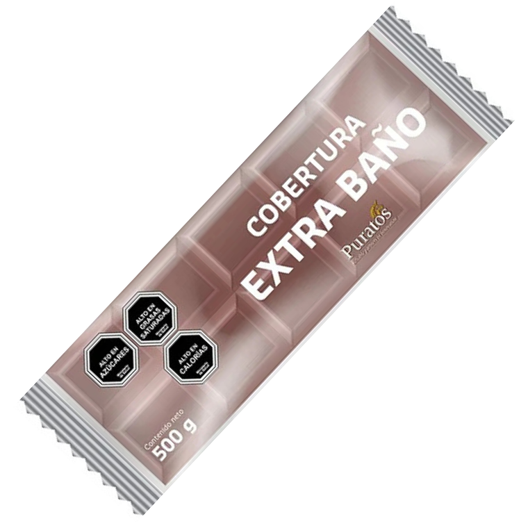 Chocolate Cobertura Extra Baño Puratos 500 Gr 1