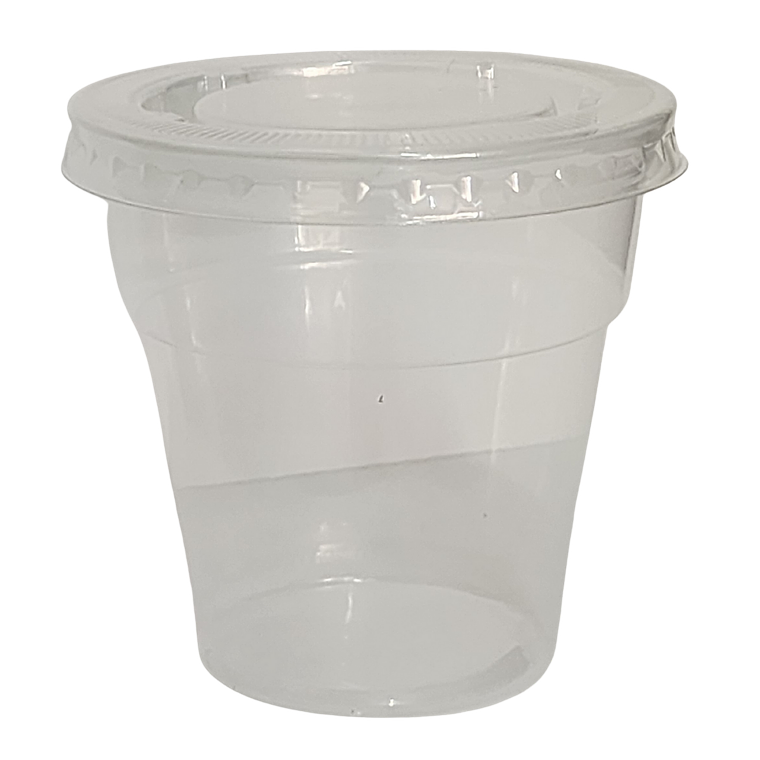 Pote Transparente Avion 200 con tapa (10 un) 1