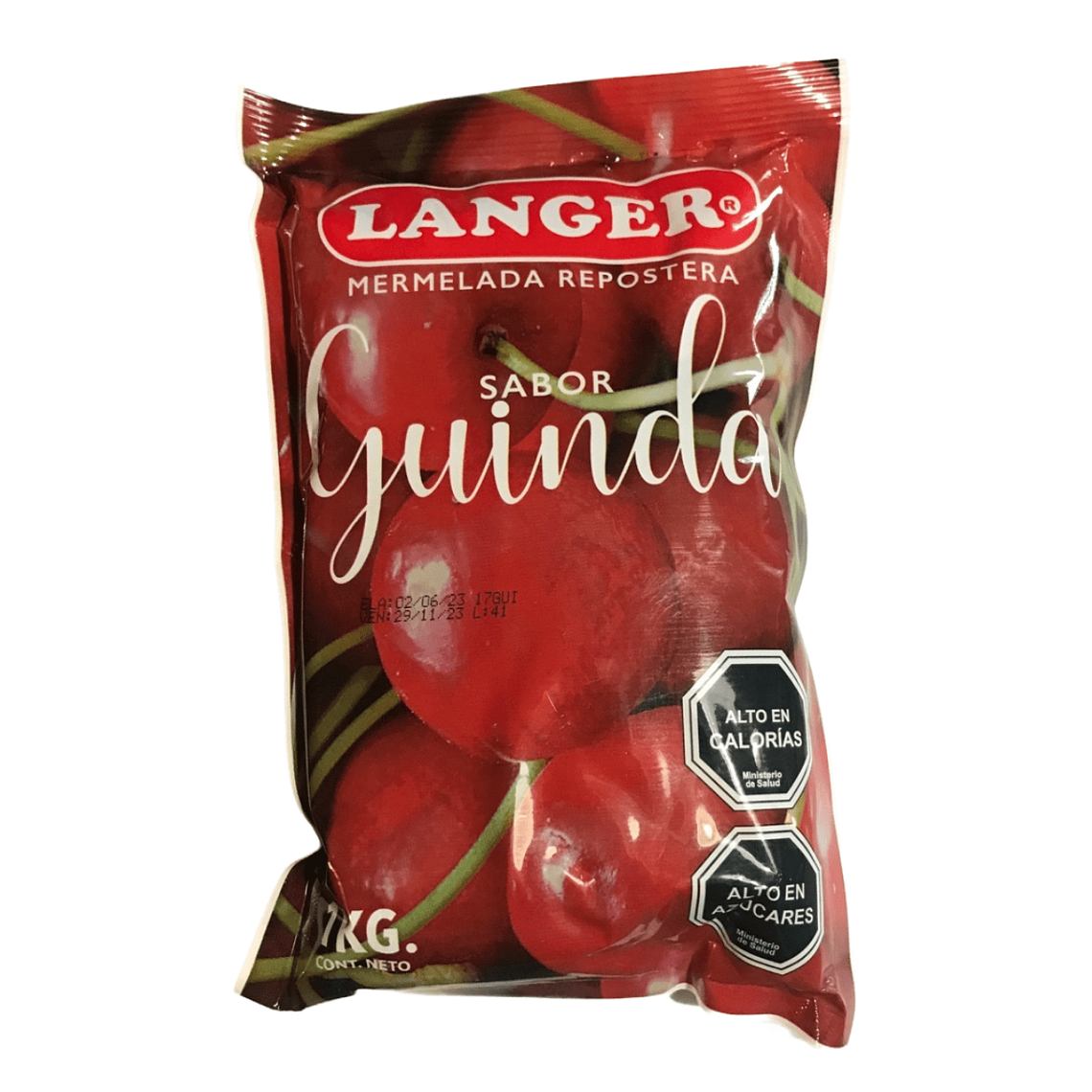Mermelada Guinda Langer 1 Kg 1