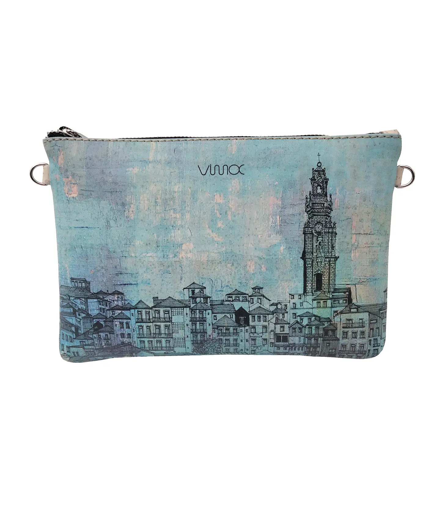  50 shades of blue Cork Bag  3