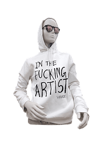 SweatShirt  Im The Fucking Artist - White