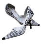 wedding white high heels - thumbnail 1