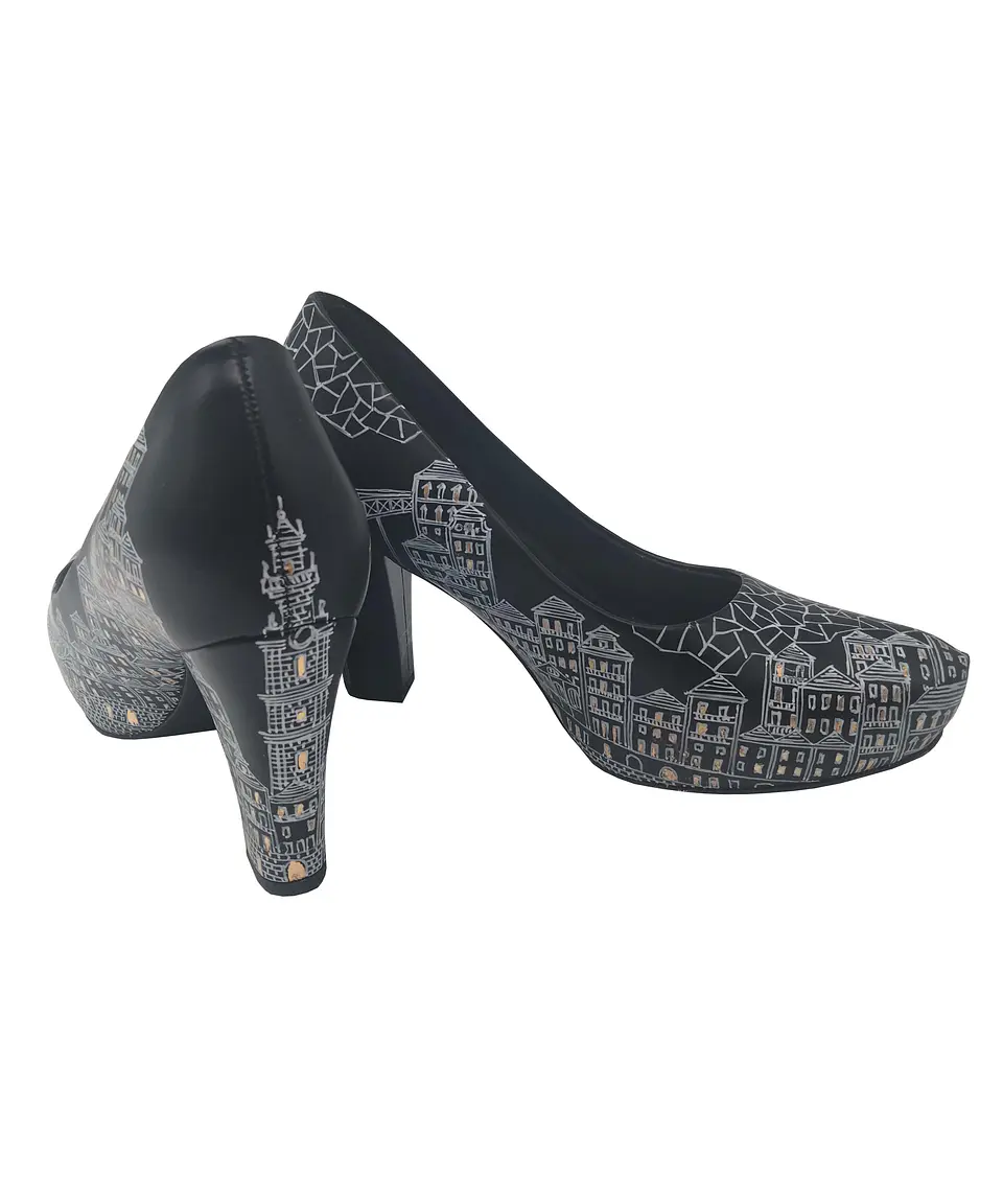 all black high heels   3
