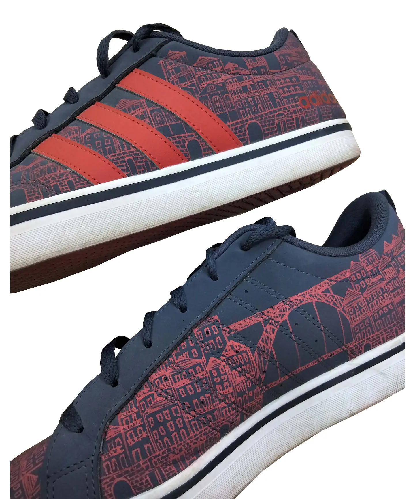 Gray&red adidas sneaker   2