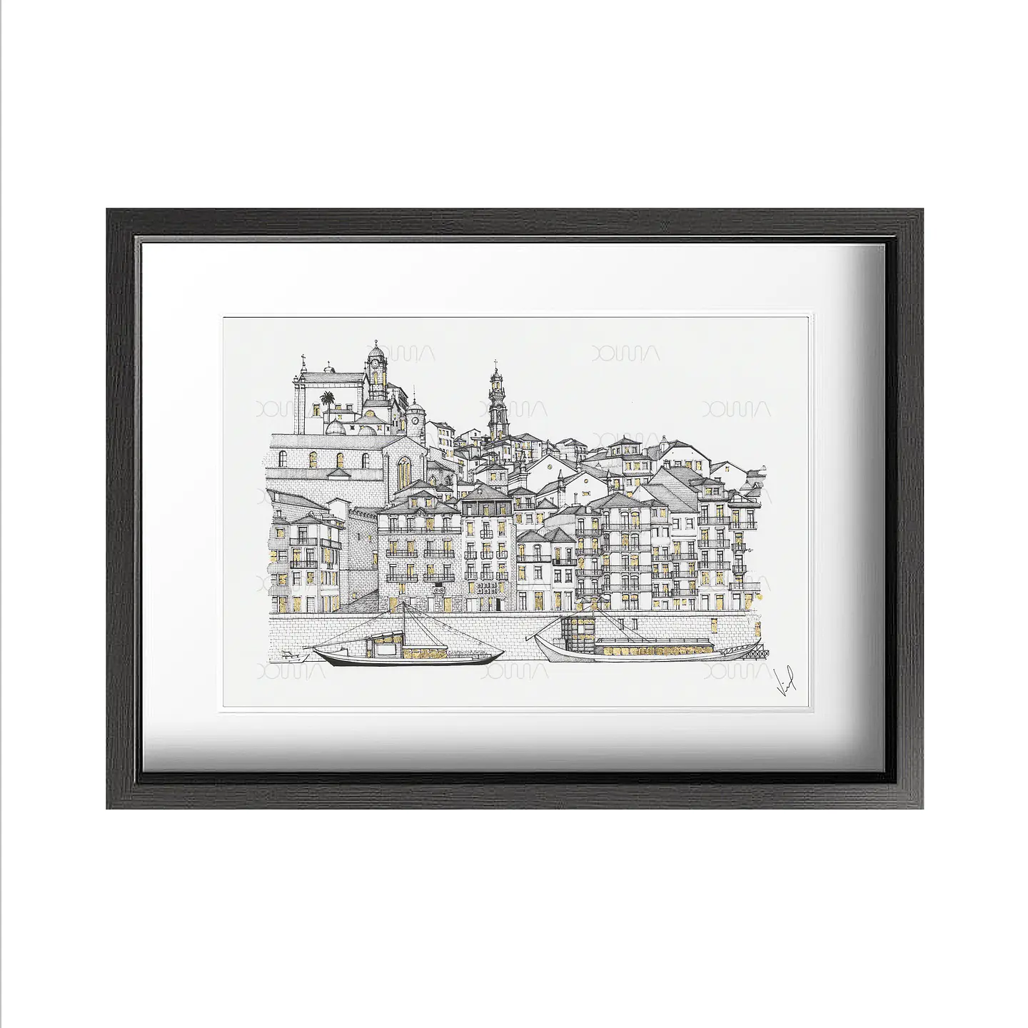 Ribeira barcos / River Front boats 1