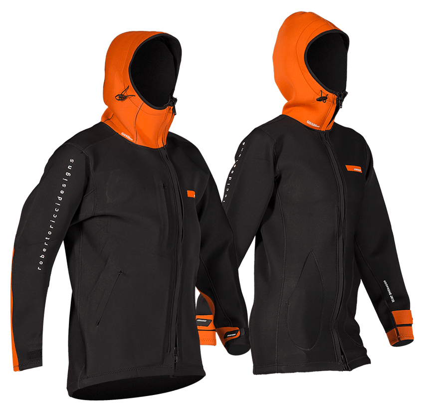 RRD Neoprene Long Jacket  2/2 Orange Black 1