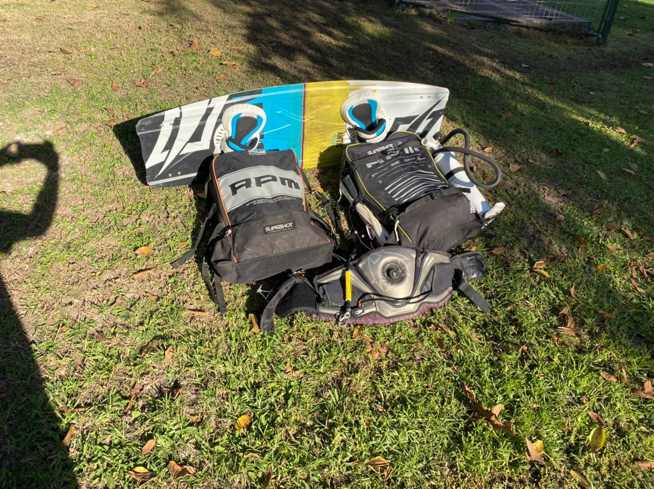 Equipo completo Slingshot + Arnes Mystic 8