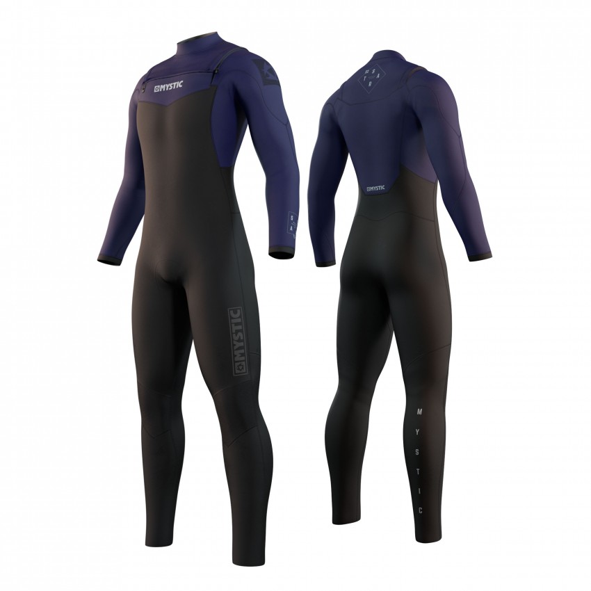 MYSTIC Star Fullsuit 5/3mm Double Fzip <br>Night Blue 1