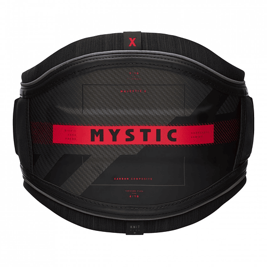 MYSTIC Majestic X Waist Harness Black/Red - Image 1