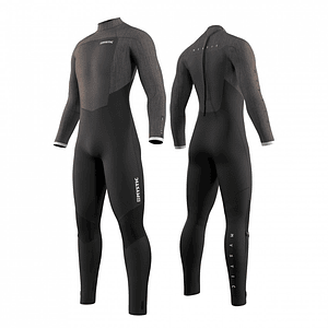 MYSTIC Majestic Fullsuit 5/3mm Bzip<BR> BLACK