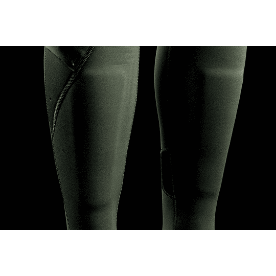 MYSTIC Dazzled Fullsuit 5/3mm Bzip Women Dark Leaf - Image 5