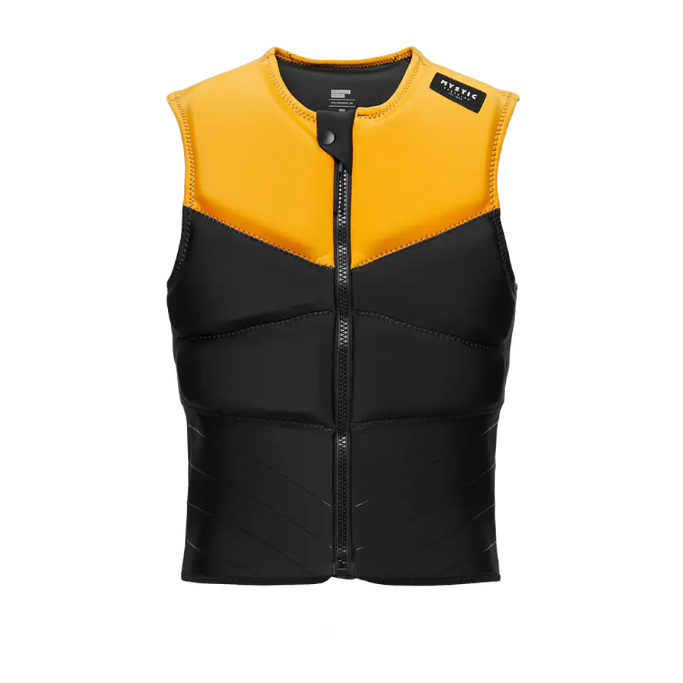 Block Impact Vest Fzip Red y Orange 4