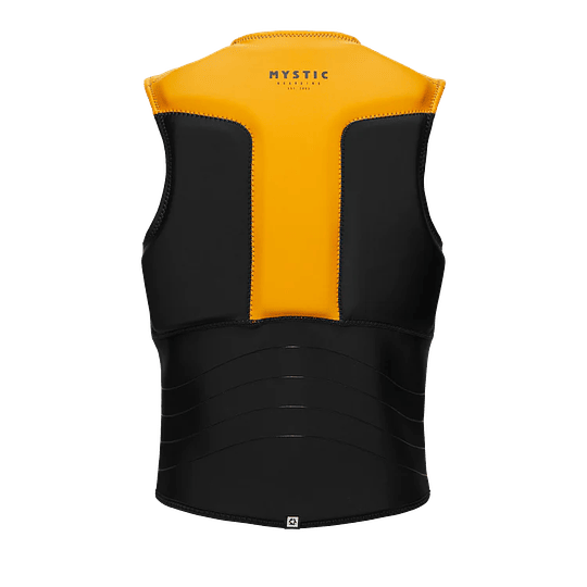 Block Impact Vest Fzip Retro Orange - Image 2