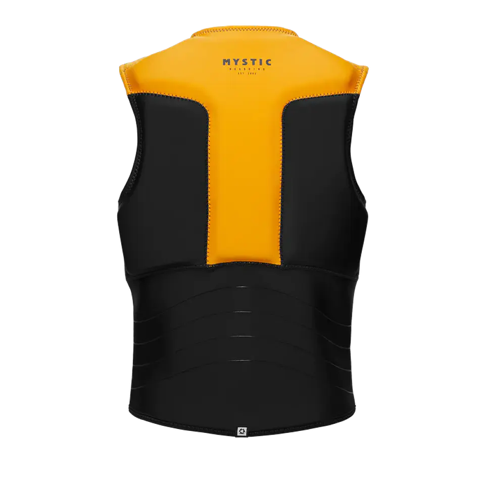 Block Impact Vest Fzip Red y Orange 5