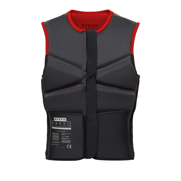 Block Impact Vest Fzip Red 10