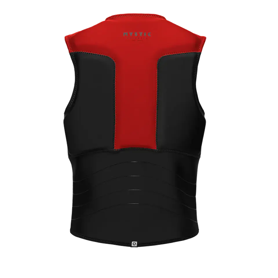 Block Impact Vest Fzip Red y Orange 2
