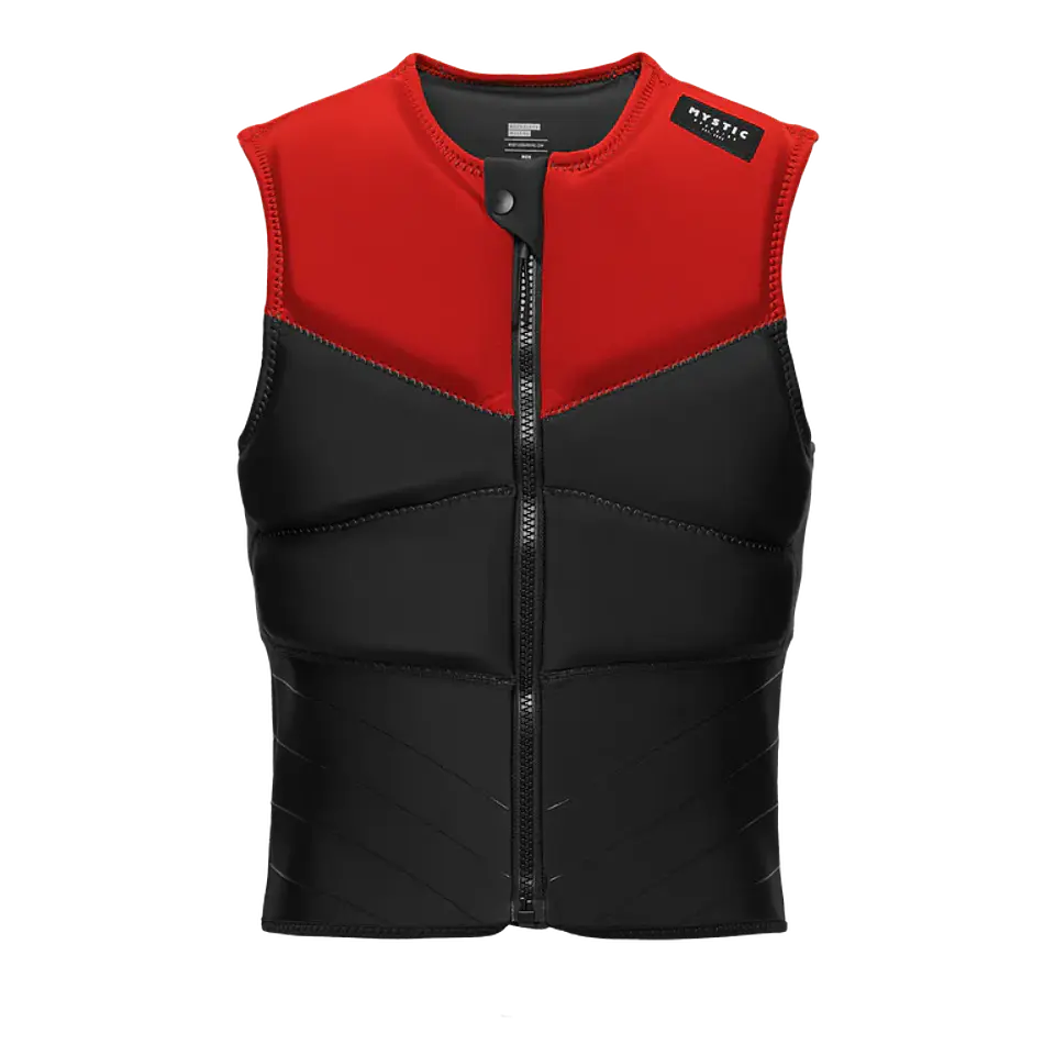 Block Impact Vest Fzip Red y Orange 1