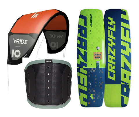 Kit principiante Nobile </br>  Kite + Barra + Tabla Acton + Arnés Star + Straps