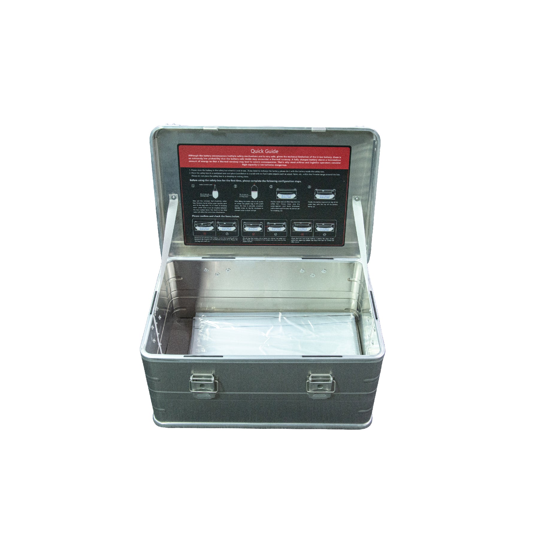 CAJA IGNIFUGA CORTA FUEGO </br> ( transporte seguro baterías) </br> WAYDOO  2