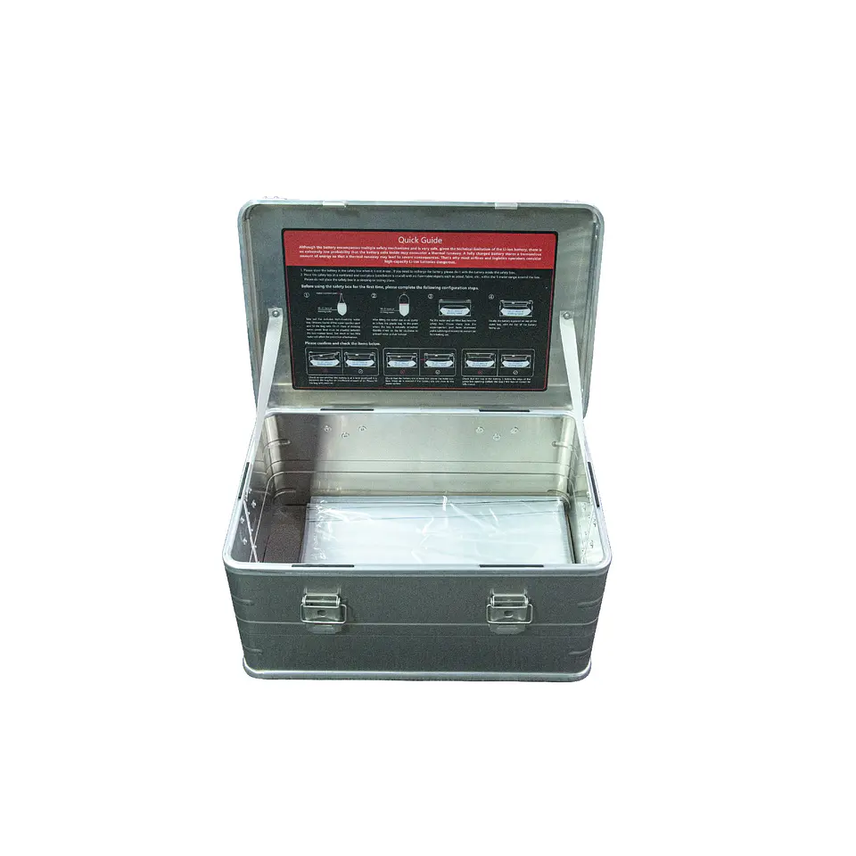 CAJA IGNIFUGA CORTA FUEGO </br> ( transporte seguro baterías) </br> WAYDOO  2