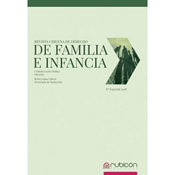 Revista Chilena De Derecho De Familia E Infancia N° Especial 2018