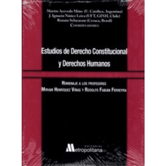 Estudio De Derecho Constitucional Y Derechos Humanos