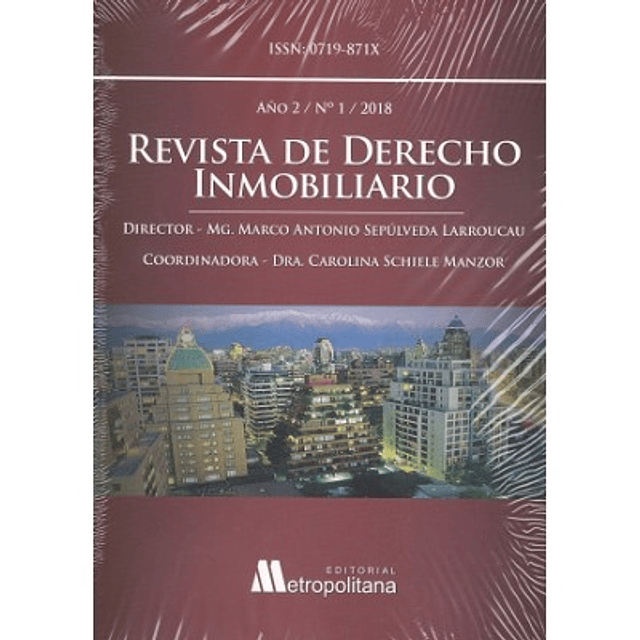Revista De Derecho Inmobiliario Año 2 N°1 2018