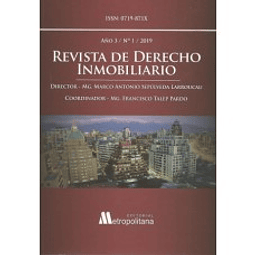 Revista De Derecho Inmobiliario. Año 3. N° 1 2019