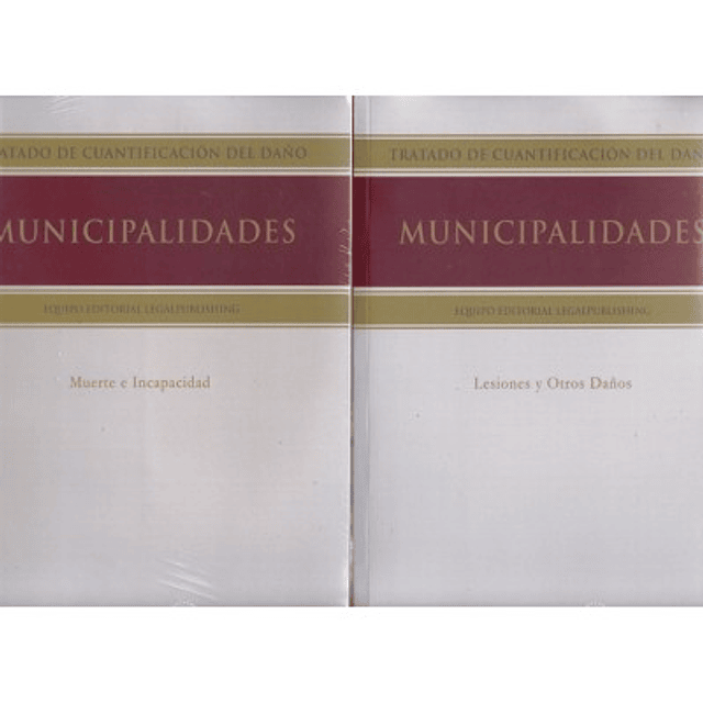 Tratado Cuantificación Del Daño Municipalidades