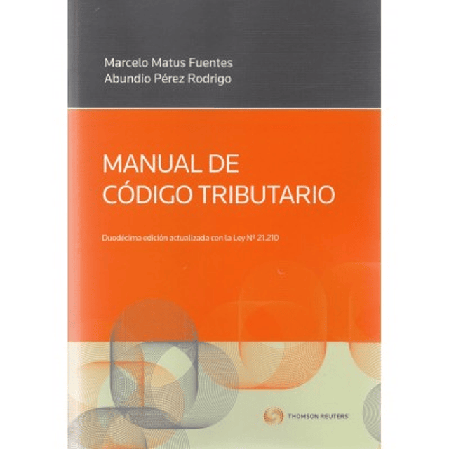 Manual De Código Tributario 12va Edición