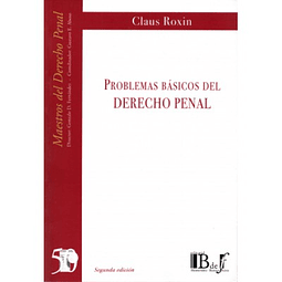 Problemas Básicos Del Derecho Penal