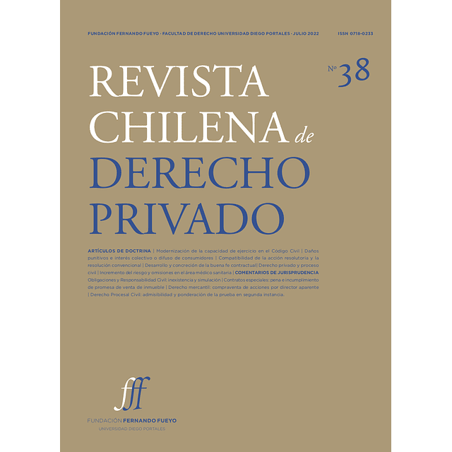 Revista Chilena de Derecho Privado Nº38