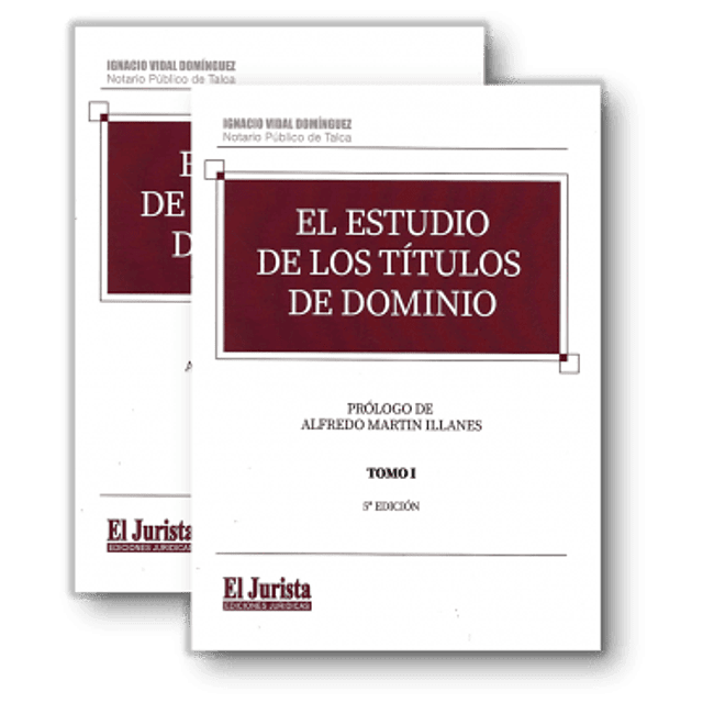 El estudio de los títulos de dominio 2 tomos (5a. ed.)